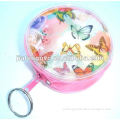 Cylinder shape PVC piping bag with zipper and butterfly printing